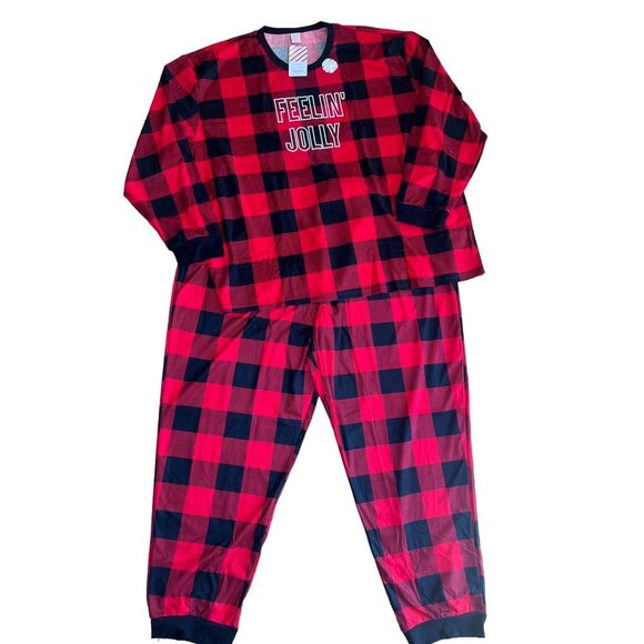 Men's Sleepwear Feelin' Jolly Maching Set North Pole Size 4XL Mens - Picture 2 of 9